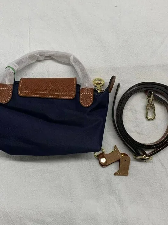 💎Longchamp Navy blue Mini Crossbody Bag - Picture 2 of 5